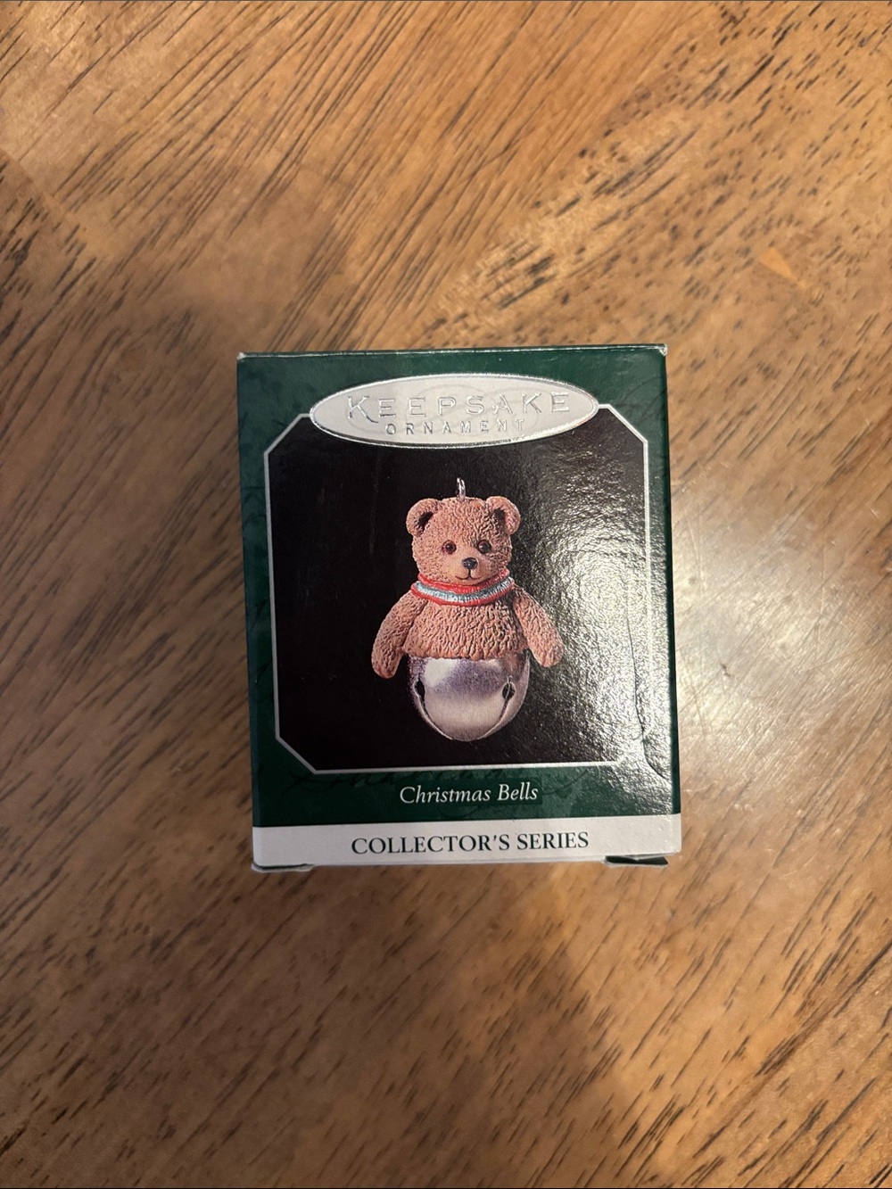 Christmas Bells Teddy Bear - Green/Red